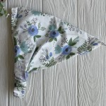 Косынка котонновая с цветами