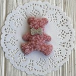 Аппликация Тедди букле