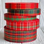 Новогодняя лента шотландка