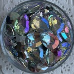 Стразовый камень капля с выпуклым дном