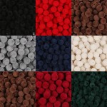 Бусины бархатные