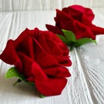 Бутон бархатной розы 7 см