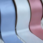 Двухсторонняя атласная лента 4 см New (премиум)