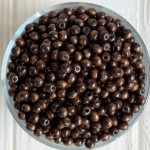 Деревянные бусины круглые 6, 8 и 10 мм