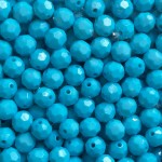 Бусина граненая круглая