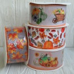 Осенняя лента с проволочным кантом