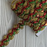 Тесьма с паетками