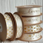 Атлас с золотым рисунком