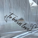 Пленка прозрачная "To be in love"