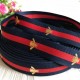 Лента Gucci с мухой, 2,3 см, сине-красная полоса, рулон 50 м