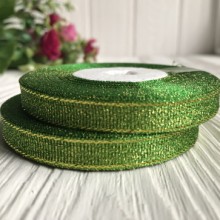 Парча 0,9 см, ярко-зеленый, рулон 23 м