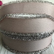 Репс бахрома, 2,5 см, кофейный, рулон 23 м