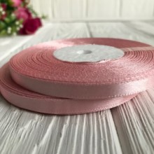 Атлас 0,6 см, ванильно-пудровый, рулон 33 м, УПАКОВКА 10 рулонов