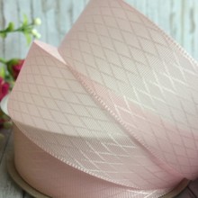 Атлас диагональ, 2,5 см, светло-розовый, рулон 23 м