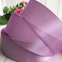 Атлас 2,5 см, фіалковий, рулон 33 м