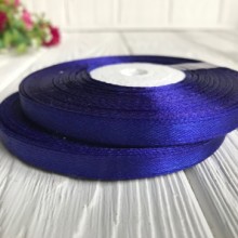 Атлас 0,6 см, синьо-фіолетовий, рулон 33 м