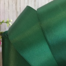 Атлас 5 см, темно-зеленый, рулон 33 м, УПАКОВКА 4 рулона