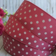 Репс 2,5 см горох, джеральдин, рулон 23 м