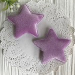 Аппликация велюровая звездочка