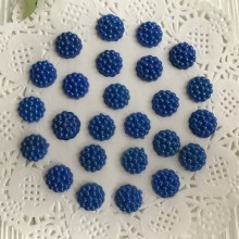 Серединка-хризантемка, 10 мм, синий, упаковка 250 грам