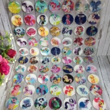 Наклейки для крышечек, Пони, упаковка 70 шт.