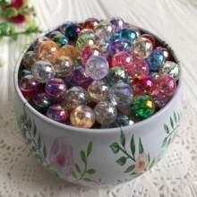 Жемчуг с переливом, 10 мм, цветной микс, упаковка 500 г