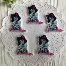 Кабошон Enchantimals, 3,5 см, с пандой, упаковка 25 шт.