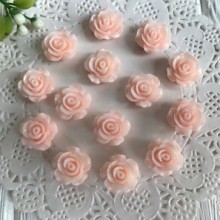 Серединка розочка, 1 см, персиковый, упаковка 200 шт.