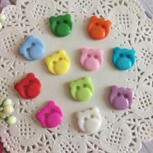 Пуговичка мордочки-мишки (цветной микс), 13 мм, упаковка 500 шт.