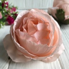 Бутон розы 9 см, нежно-розовый, упаковка 50 шт.