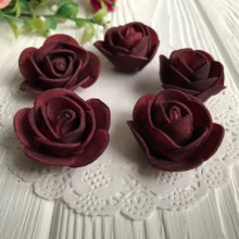 Бутон розы 3 см, бордовый, упаковка 500 шт. Бутон розы 3 см, бордовый, упаковка 500 шт.