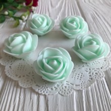 Бутон розы 3 см, светло-мятный, упаковка 500 шт. Бутон розы 3 см, светло-мятный, упаковка 500 шт.