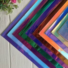 Экокожа (19011105), 20х30 см, голограмма-хамелеон, упаковка 10 шт.