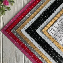 Экокожа с тиснением (1910095), 20х30 см, цветок, упаковка 10 шт.