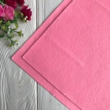 Фетр 1 мм, средне-розовый, 40х50 см
