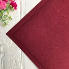 Фетр 1 мм, вишневый, 40х50 см