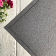 Фетр 1 мм, светло-серый, 40х50 см