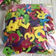 Фетровый алфавит (украинский), цветной микс, упаковка 500 шт.