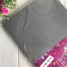 Фоамиран 2 мм, серый, 20х30 см, упаковка 10 шт.