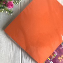 Фоамиран 2 мм, оранжевый, 20х30 см, упаковка 10 шт.