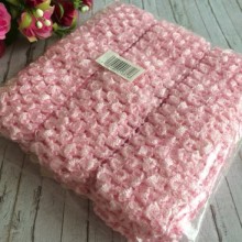 Повязка ажурная плотная, 4 см, светло-розовая, упаковка 12 шт.