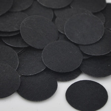 Фетровые кружочки, 4 см, черные, упаковка 1000 шт.