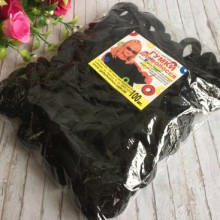 Резинка Калуш (велюрчик), 2,7 см, черный, упаковка 100 шт.