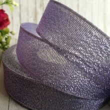 Парча 2 см, лиловая, рулон 23 м