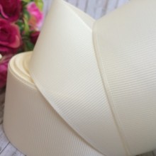 Репс 4 см, молочный, рулон 23 м