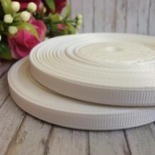 Репс 0,6 см, белый, рулон 23 м