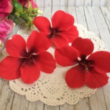 Бутон гортензии, 5 см, красный, упаковка 100 шт.