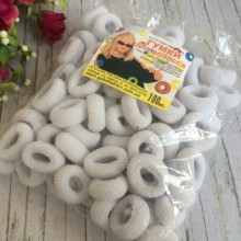 Резинка Калуш (маленькая), 2 см, белая, упаковка 100 шт.