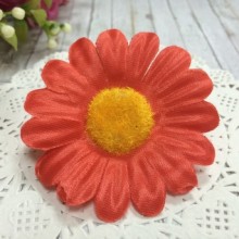 Бутон ромашки, 6 см, красная, упаковка 100 шт.