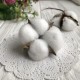 Хлопок стабилизированный (коробочка), 5-6 см, белый, упаковка 20 шт.
